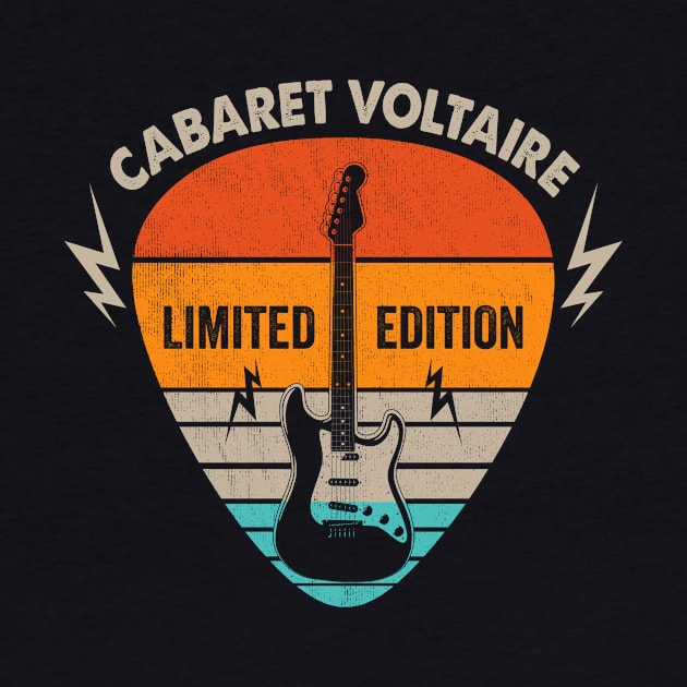 Vintage Cabaret Voltaire Name Guitar Pick Limited Edition Birthday by Monster Mask